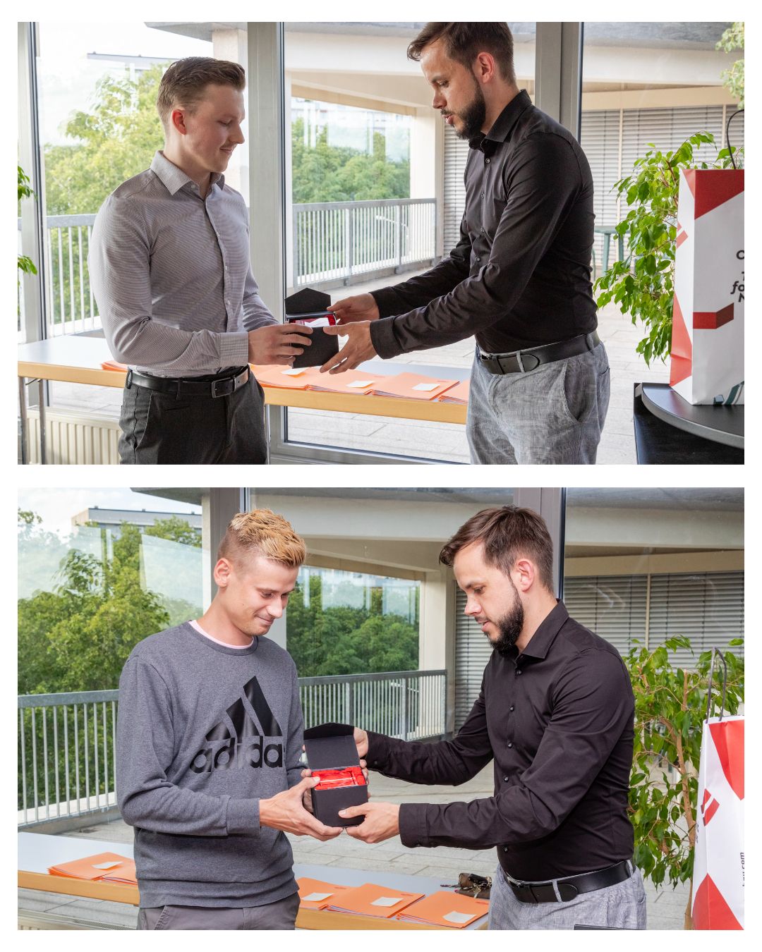 Auszeichnung mit dem FERCHAU Förderpreis am 6. Juli 2023 an der GBS Fachschule für Technik und Wirtschaft Leipzig